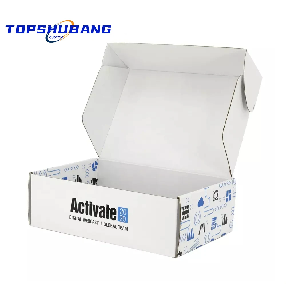 

Custom Logo Carton Cardboard Print Fold Gift Mailing Shipping Paper Packaging Mailer Corrugated Box