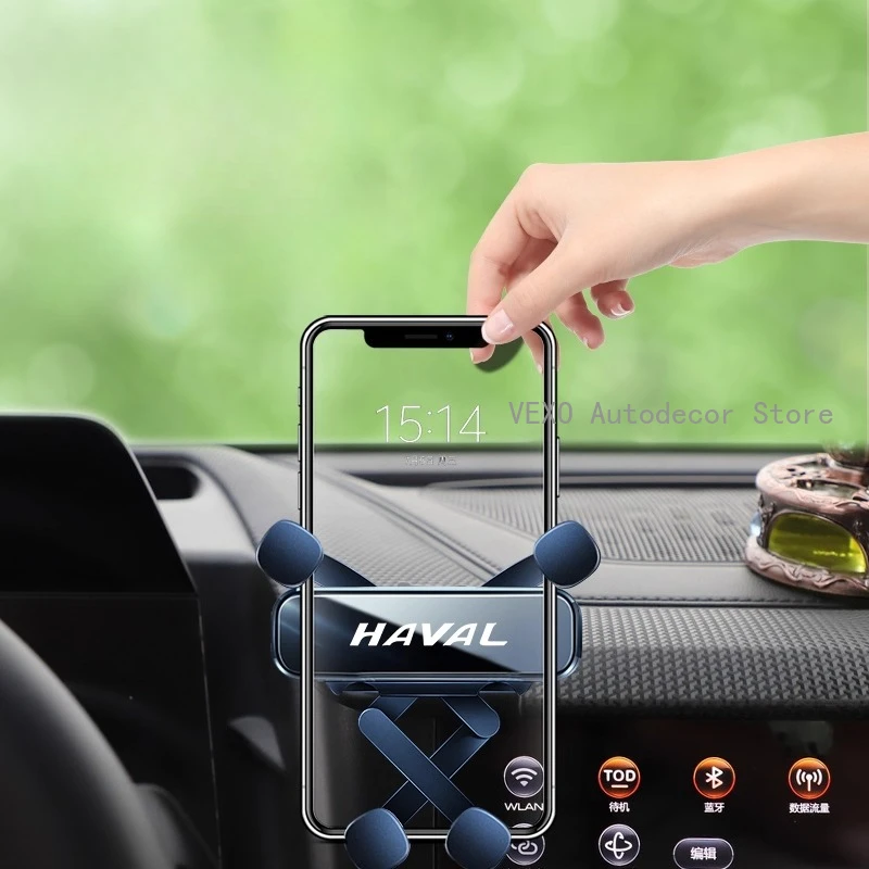 Фото Автомобильный держатель для телефона Haval DARGO JOLION Pro Mythical Beast, специальный фиксированный кронштейн, подставка для беспроводной зарядки, аксессуары для крепления №5
