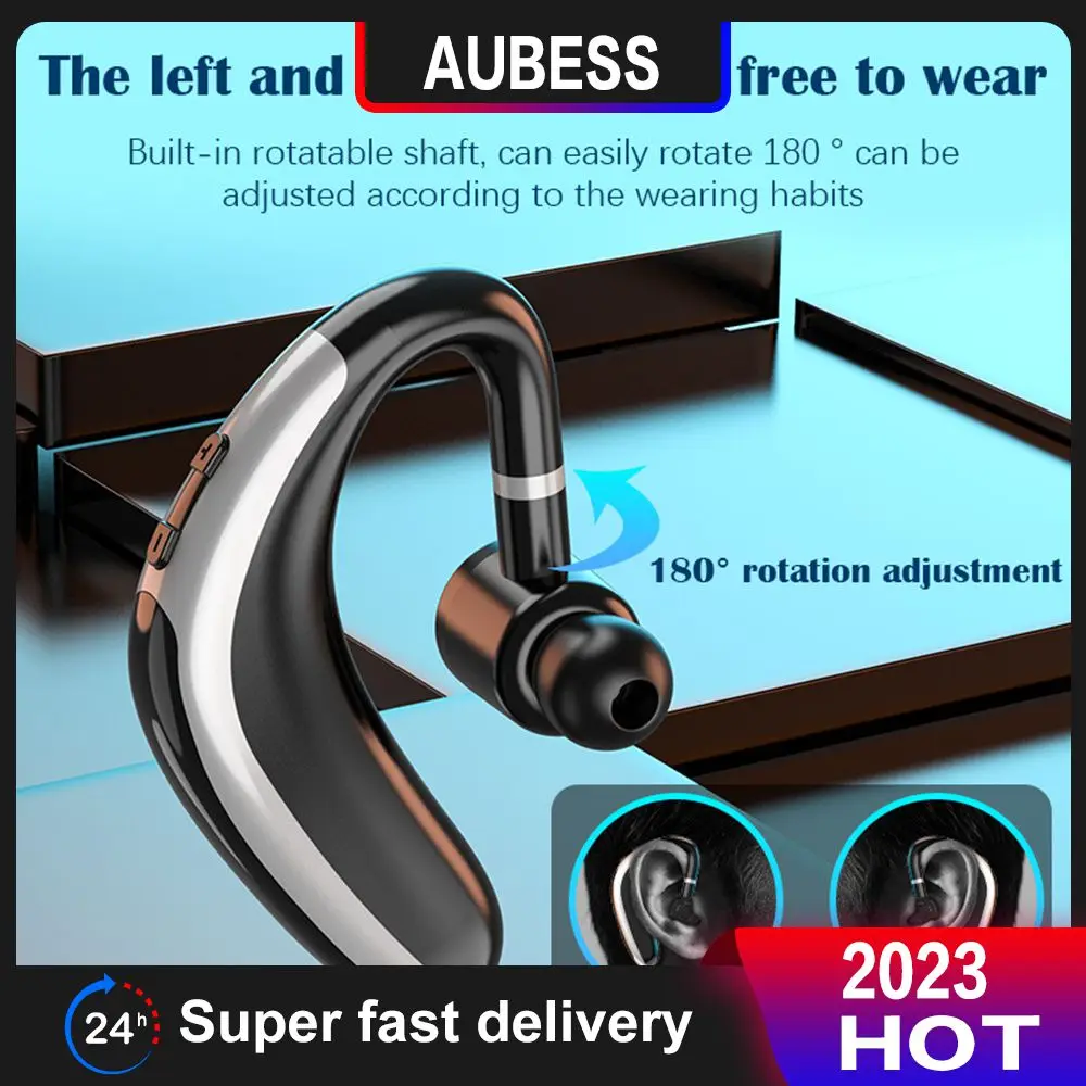 

About 10 Meters Distance Earphone Ear Clip Design Touch Control Headset No Sensation To Wear Ultra Light Body About 12 Grams