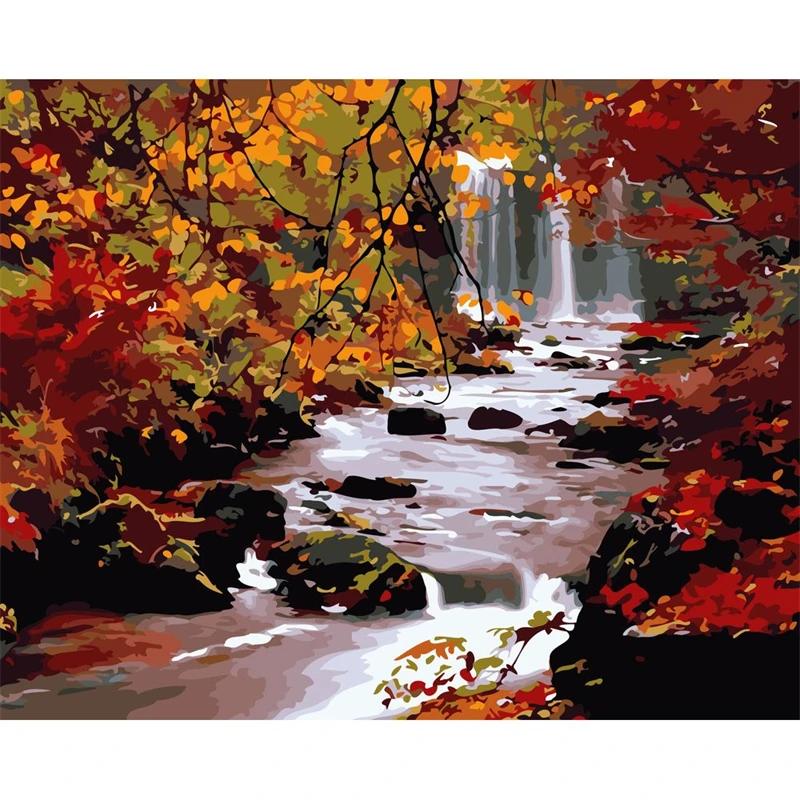 

No.696 Painting By Numbers DIY Oil Coloring Paint By Numbers Set Gift Drawing By Numbers Canvas Decor New Arrivals