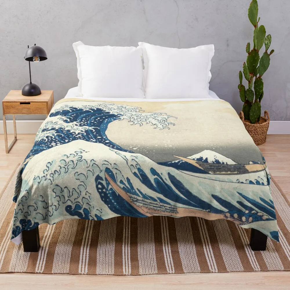 

The Great Wave Off Kanagawa Throw Blanket Throw Rug Sofas