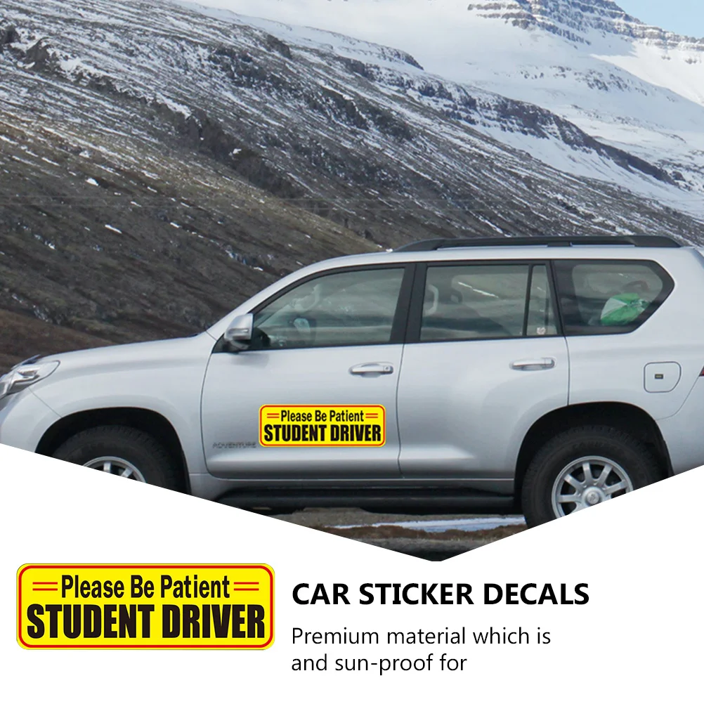 Светоотражающие автомобильные наклейки с эмблемами школьные знаки для водителя
