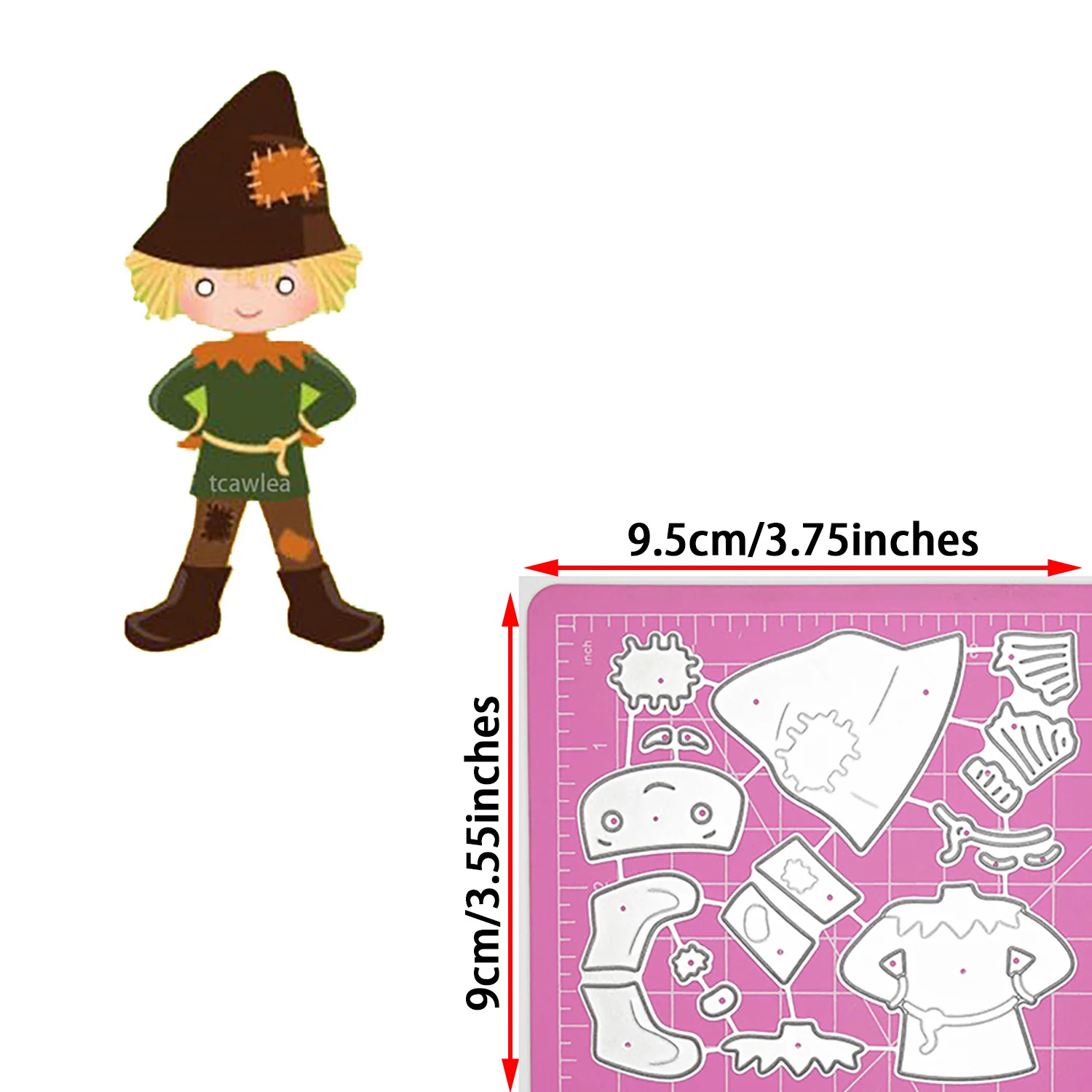 1 шт. милый охотничий мальчик вырубные штампы сказочный персонаж фермерский