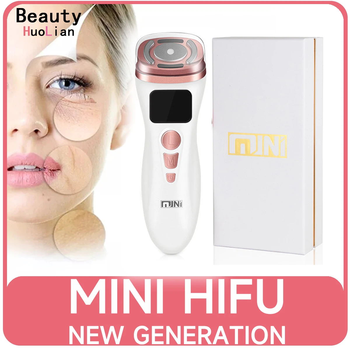 

Новый мини-аппарат HIFU, ультразвуковое устройство радиочастотной идентификации, устройство для красоты лица, массажер для лица, подтяжка ше...