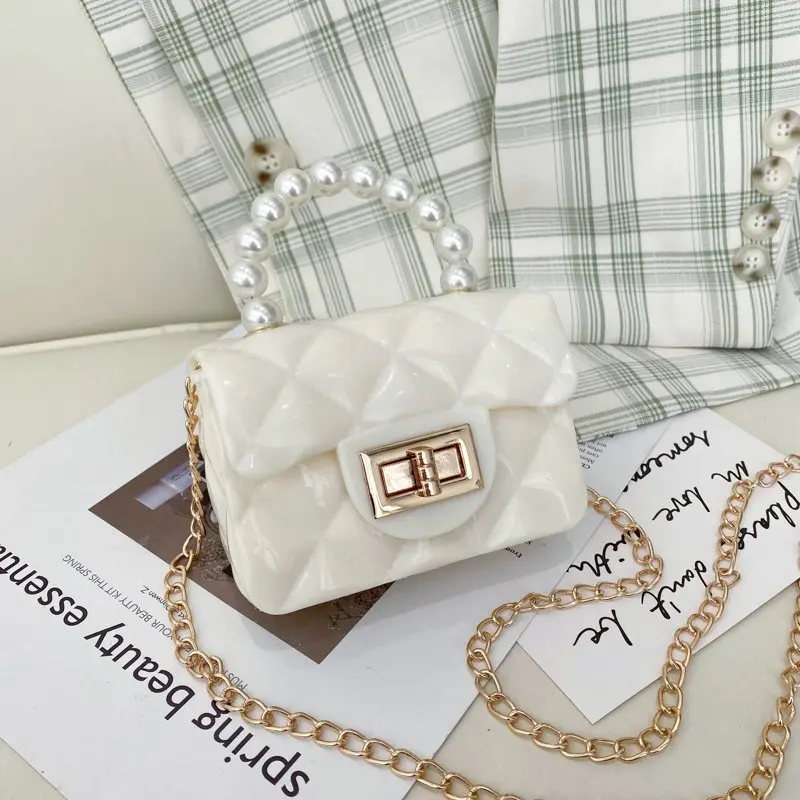 

2021 New Bags Women's Bag Trendy Fashion Special-Interest Gel Bag Western Style Chain Portable Shoulder Messenger Bag
