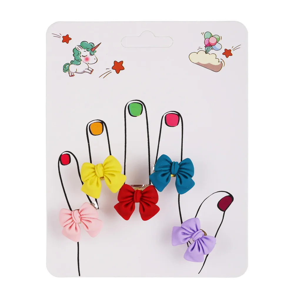 

Rings Set for Kids Girls Cute Unicorn Bow Knot Rainbow Rings Sets for Children Party Play Ring Gift