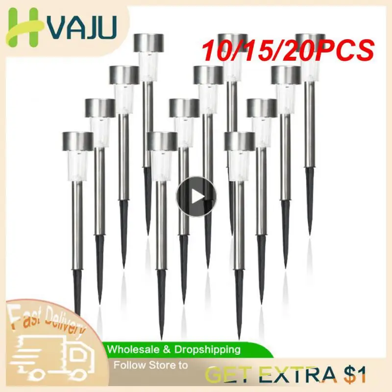 

10/15/20PCS For Yard Backyard Lawn Patio Decorative Outdoor Solar Powered Lamp Lanten 2023 Solar Powered