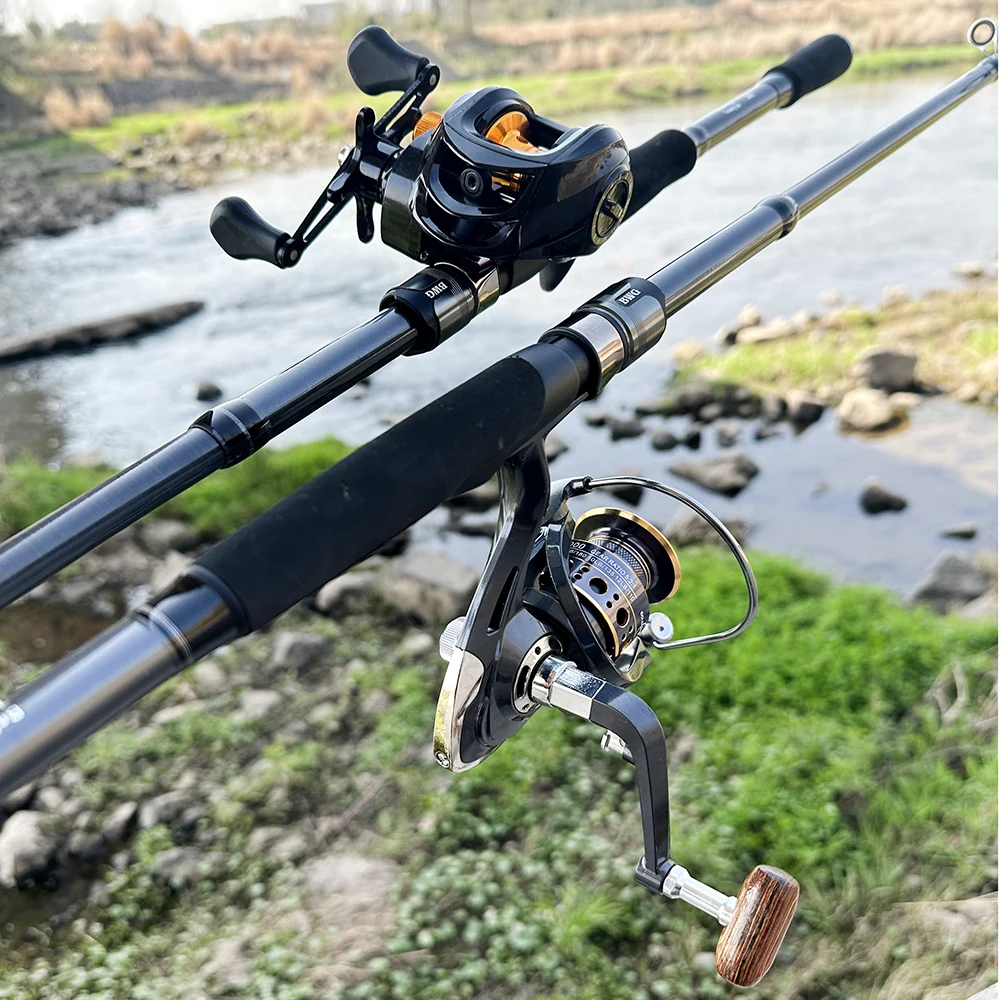 Рыболовная удочка для джиггинга набор катушек спиннинговые удочки заброса
