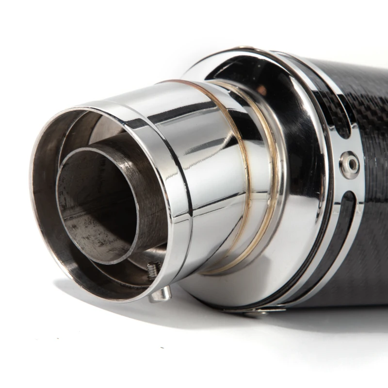 Универсальный глушитель для выхлопных газов мотоцикла 51 мм 60 из углеродного