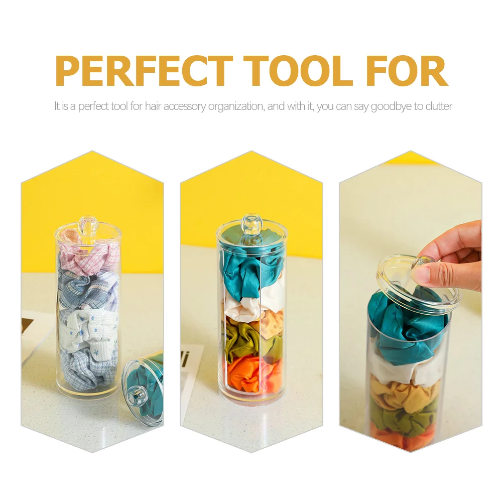 2 шт. кольцо для волос чехол ватных тампонов шарики органайзер держатель