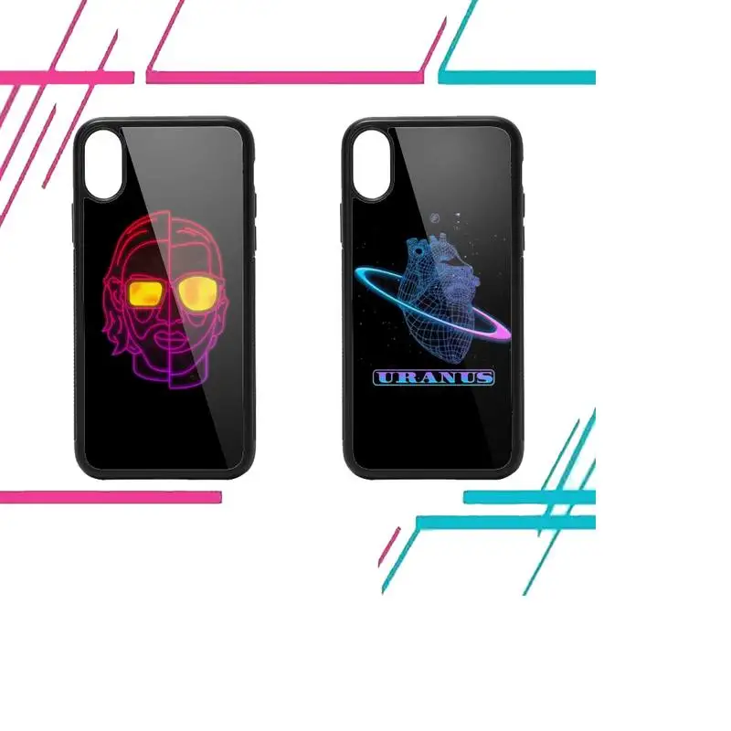 

PNL QLF Rapper Phone Case PC for iPhone 11 12 13 pro XS MAX 8 7 6 6S Plus X XR Luxury shell funda