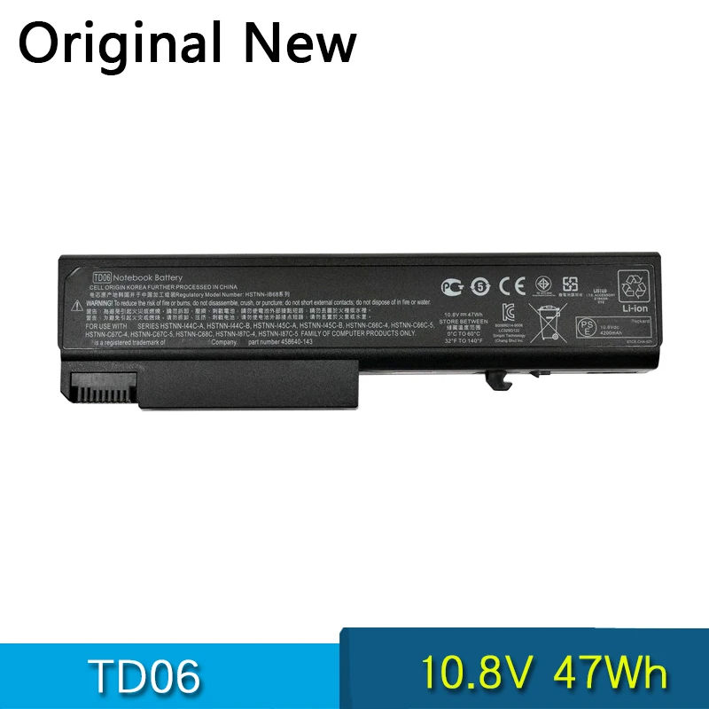 Оригинальный аккумулятор TD06 для HP Compaq Business Notebook 6530b 6535b 6730b 6735b