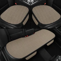 car seat cover linen four seasons car seat cushion breathable non slip universal auto protector mat pad fit for most cars