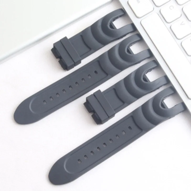 Высококачественный силиконовый ленточный Черный русский ремешок для российских