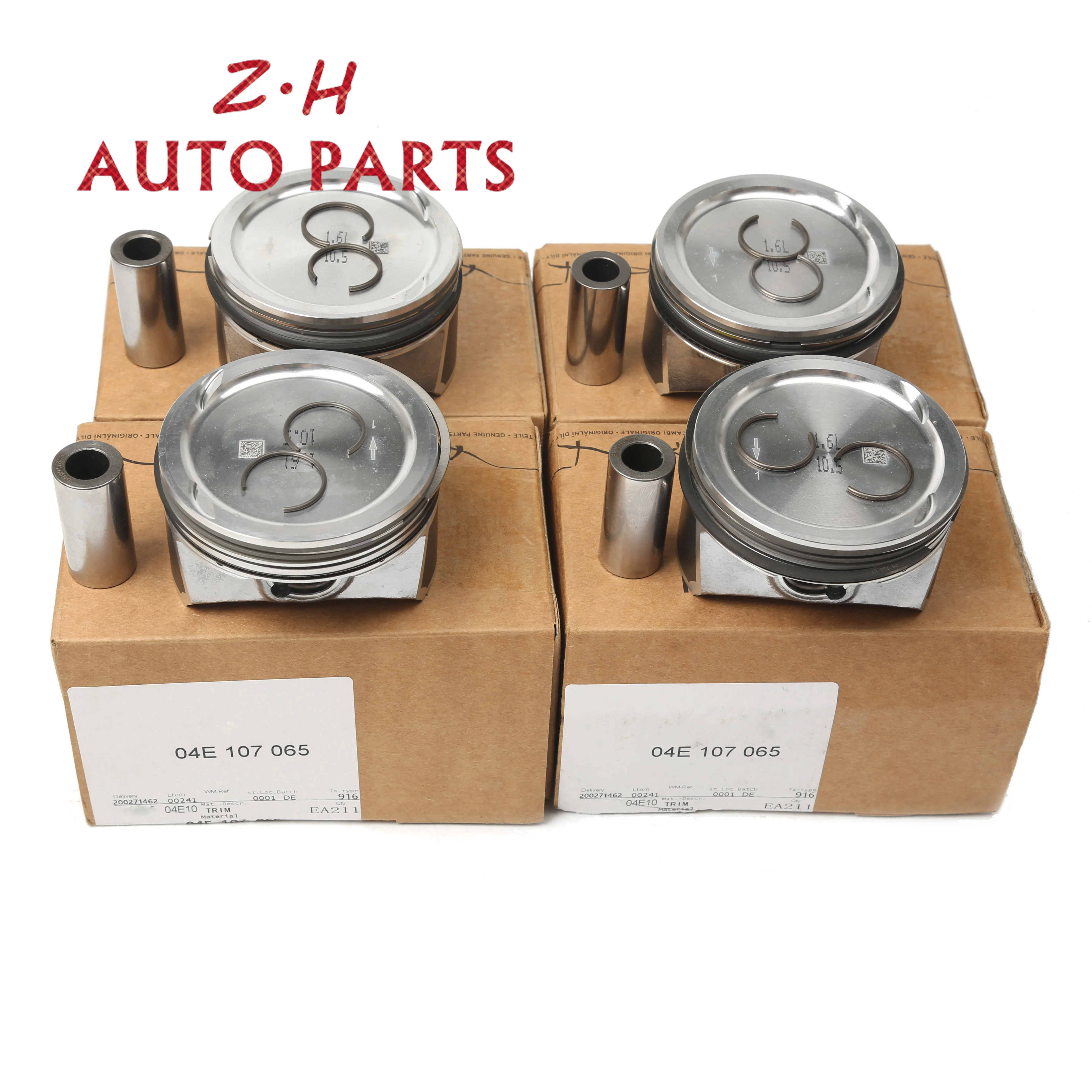 

Piston assembly For Volkswagen EA211 1.6L Caddy Golf Jetta Passat Skoda Fabia Rapid Karoq Seat Leon Arona 04E107065BT 06A107441C