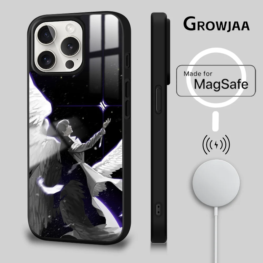 Чехол для телефона O-Omniscient Reader V-Viewpoint iPhone 16 15 14 13 12 11 Pro Max Plus Mini Magsafe Mirror беспроводной