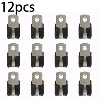 12pcs wiring hose clamp rubber lined p clips 5mm brake pipe clips rubber lined p clips 516 5mm lines pack of 12 fit 516