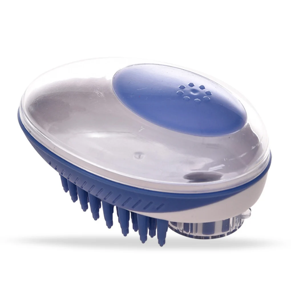 

Pet Shower Brush Short Hair Grooming Soft Massage Scrubber Reusable Washing Massager Small Animal Scrub Home Green