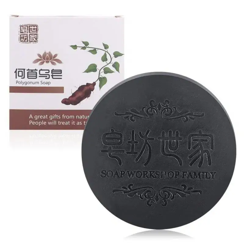Handmade Soap Hair Care Clean Scalp Mite Removal Dandruff Removal Soap Polygonum Multiflorum Oil Control Beauty And Health