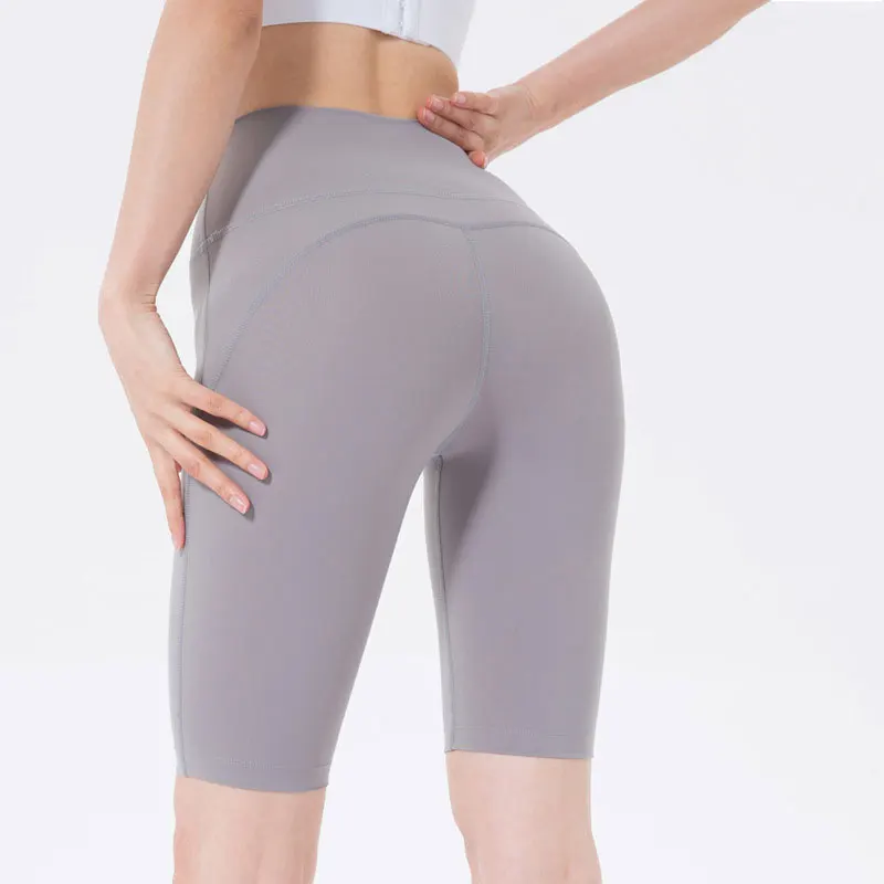 

Five-Point Leggings Women Gym Sports Shorts Hip Lift Yoga Shorts Cycling Running Biker Fitness Short Pants Women Riding Tight