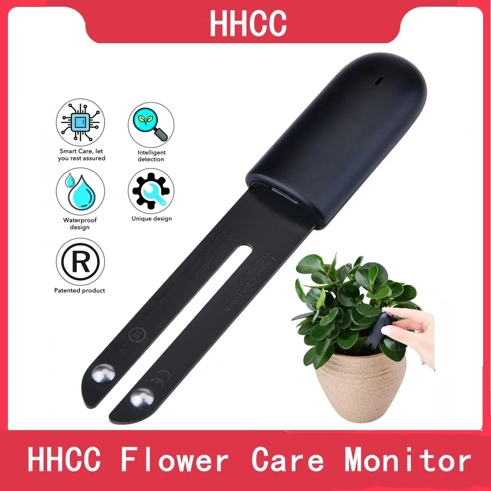 

Монитор для ухода за цветами HHCC, глобальный тестер для растений, травы, почвы, воды, датчик, детектор ухода за цветами и садами HHCC без приложения