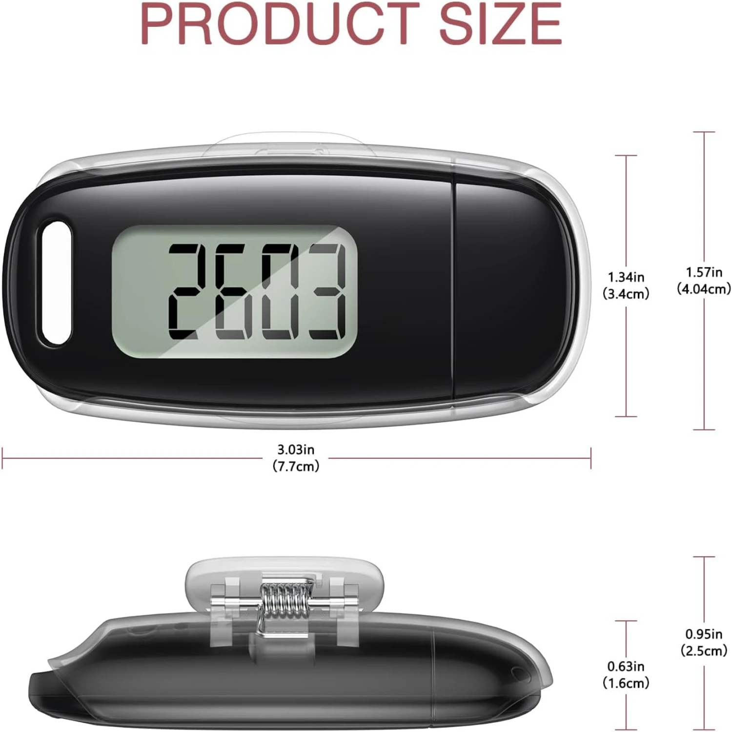 this amazing reliable and durable high-performance pedometer. Start your proactive energetic fitness quest with confidence