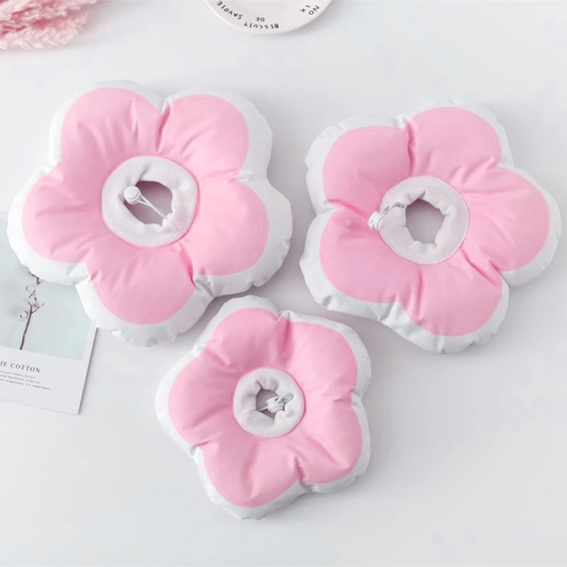 

Водонепроницаемый собачий конусный ошейник в форме цветка, ошейник для восстановления после ран или РАН, легкий, дышащий, водонепроницаемый