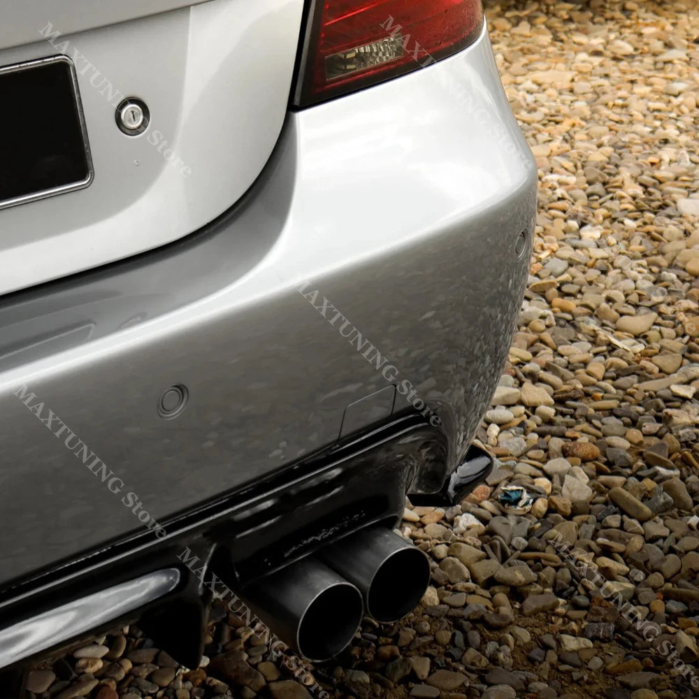 Фото Для BMW 5 серии E60 E61 M Sport 2004-2010 задний бампер, боковые разветвители, диффузор, выхлопная труба, крылышки, накладка, удлинитель, обвесы №3