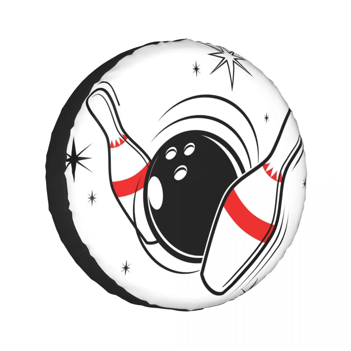 

Car Wheel Tyre Cover 13/14/15/16 Inch Bowling Pins And Ball Spare Tire Cover Case Soft Protector Pouch Car Accessories
