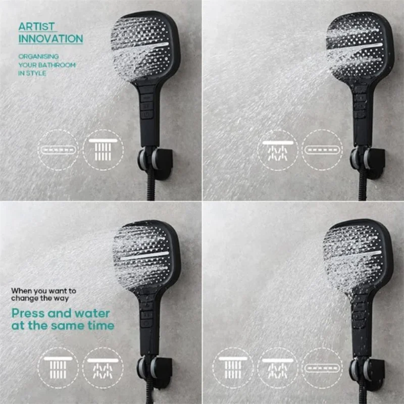 Регулируемая Лейка для душа насадка высокого давления с экономией воды и сильным