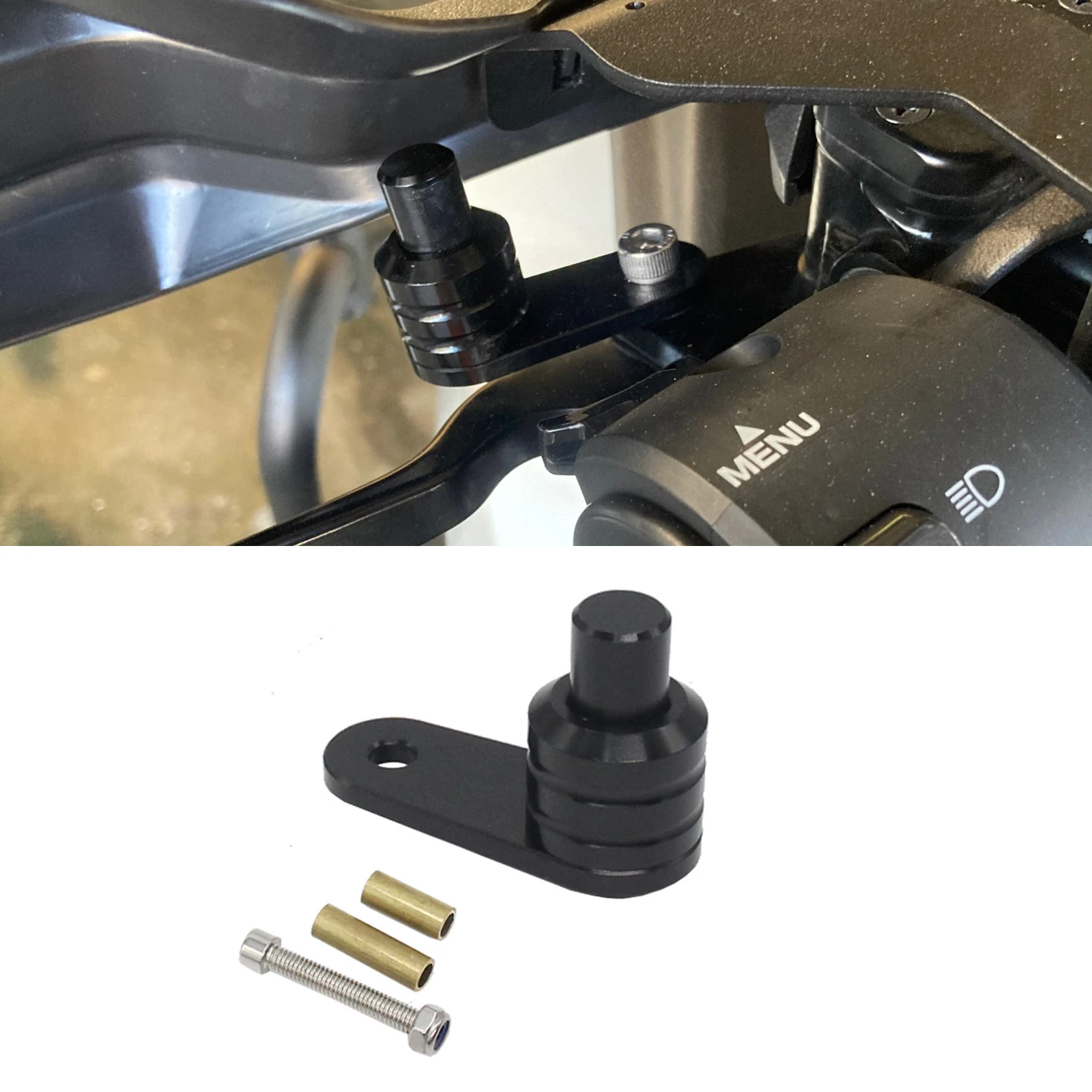 

Для YamahaNMAX 155 / 125 переключатель стояночного тормоза CNC алюминиевый рычаг тормоза мотоцикла для предотвращения падения