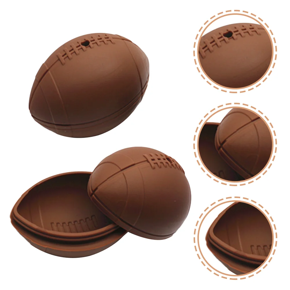 

Ice Rugby Molds Silicone Football Making Maker Ballscuberubber Decorative Chocolate Pan Cake Diy Tray Soccer Trays Flexible Tool