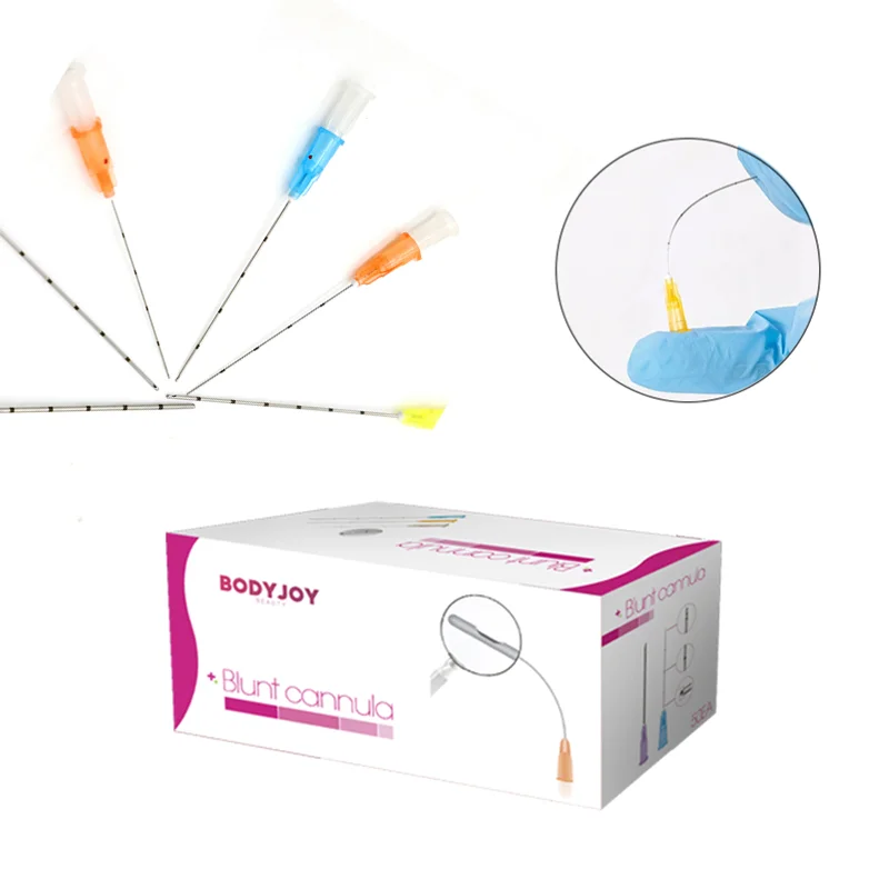 Disposable Flexible Micro Cannula Injection 18G 21G 22G 23G 25G 27G 30G Facial Filling Nose Slight Blunt Needle