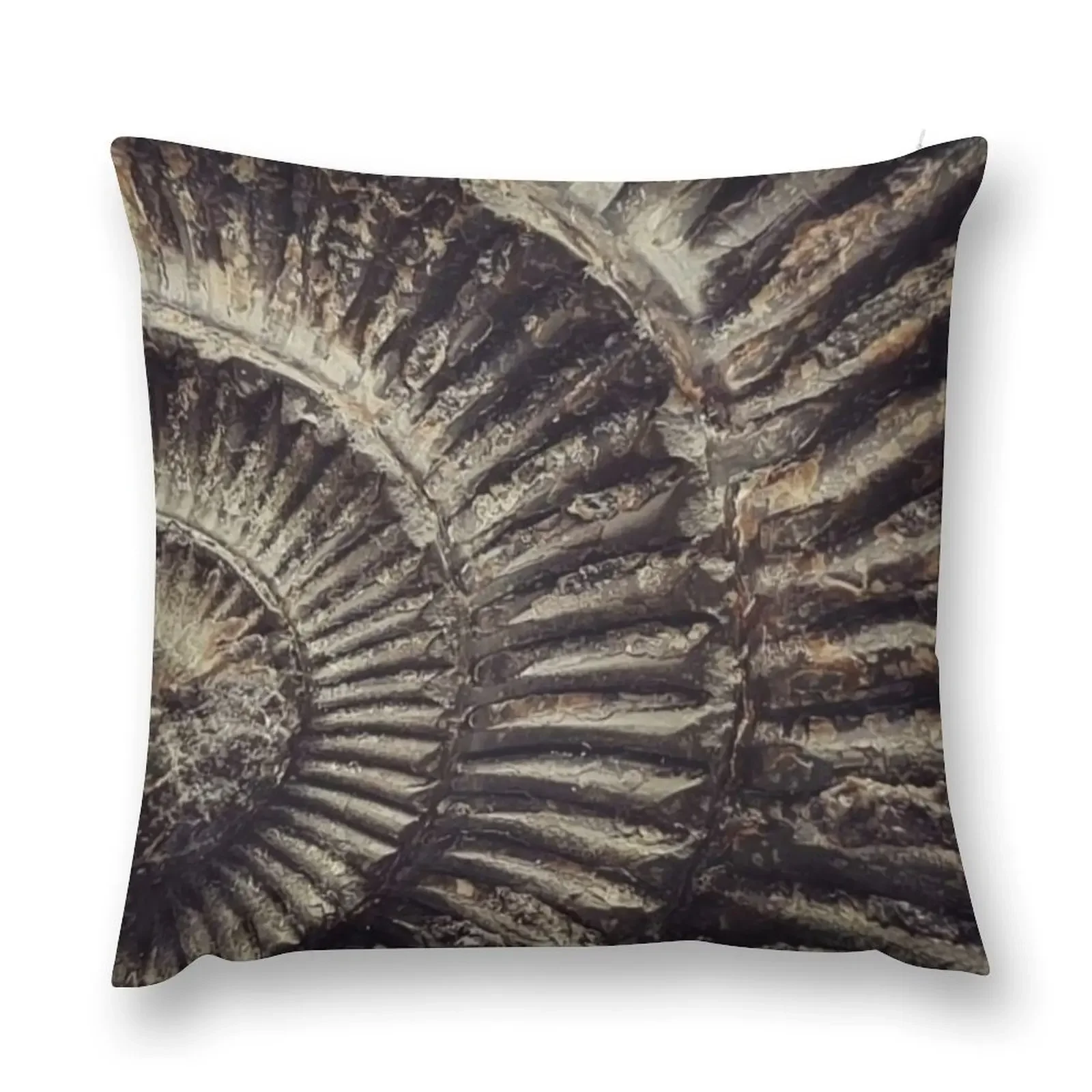 Темно-белый амоннис ископаемая декоративная подушка подушки для дивана чехол
