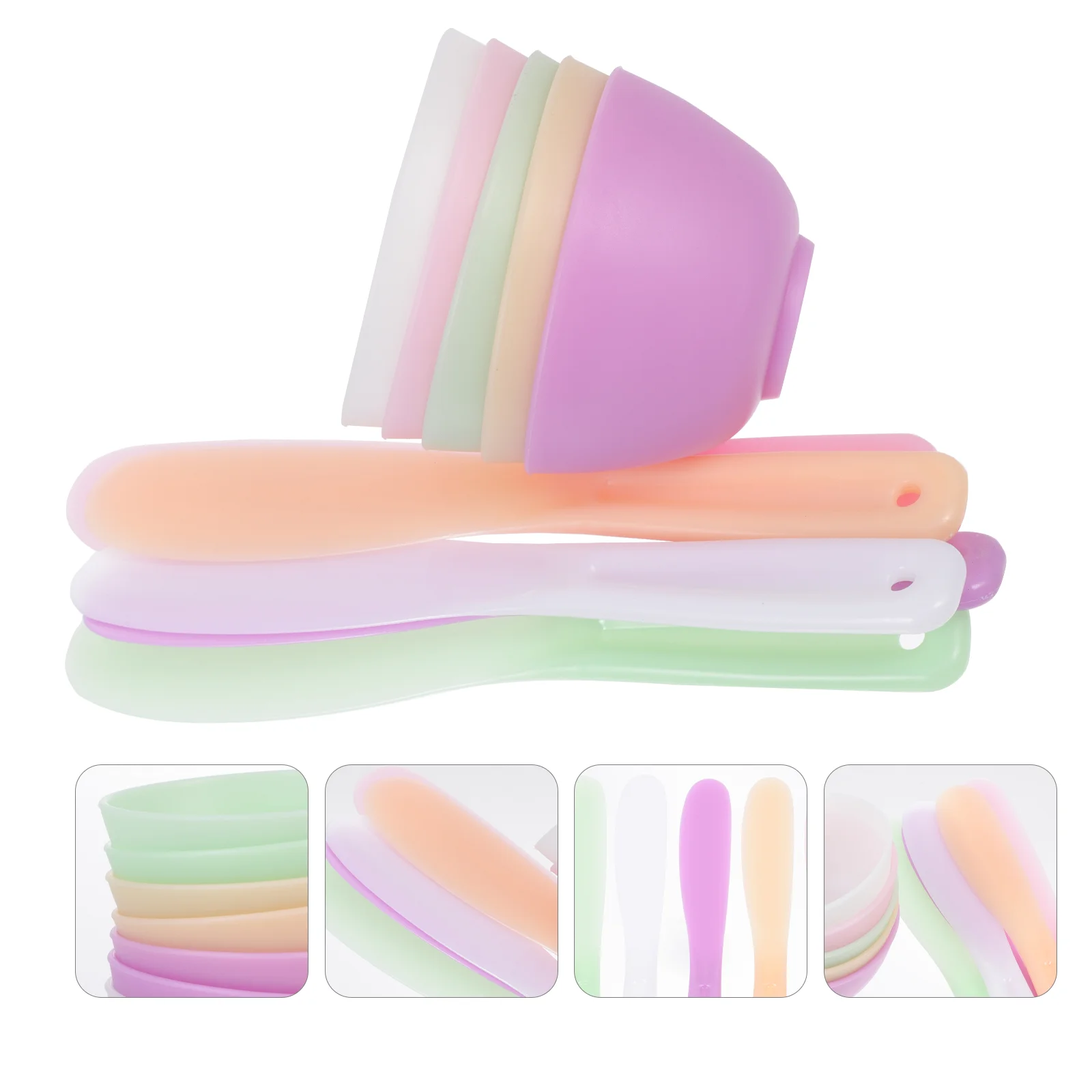 

20pcs Creative Delicate Durable Face Mask Bowl Mask Mixing Bowl For Home Beauty Salon