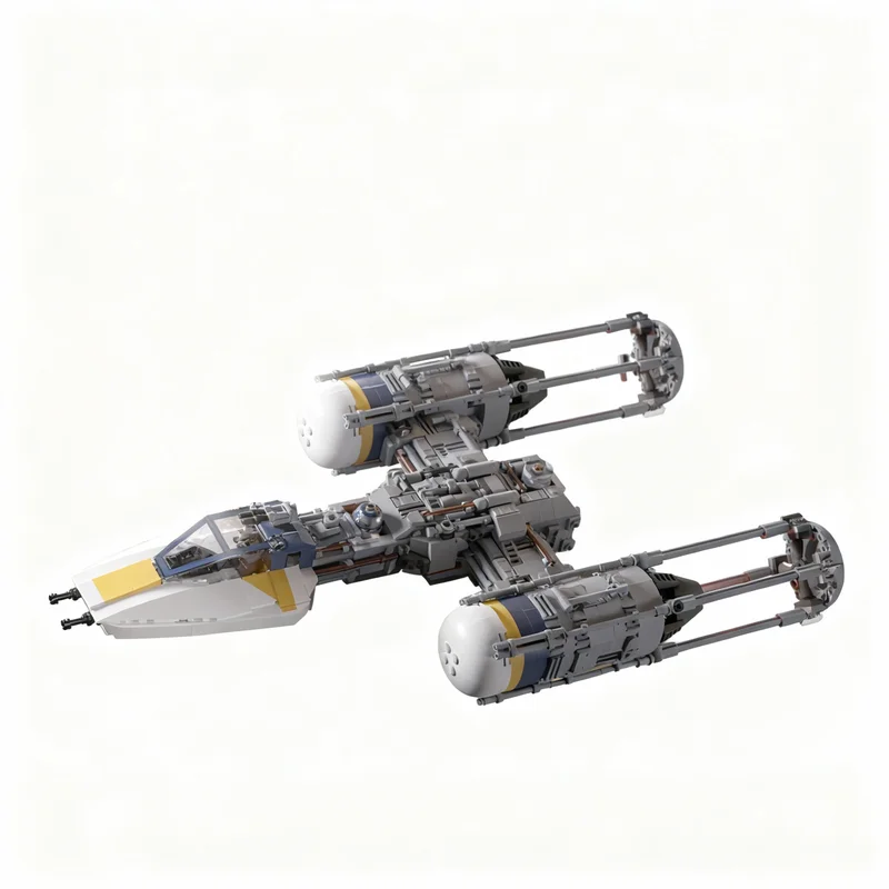 1270 деталей MOC PiXEL-DANs BTL-A4 YWING VERSION 2 - модификация в стиле UCS, масштаб минифигурок, модель звездной битвы, конструктор, игрушка для самостоятельной сборки. (art.: 3920dd0527fc7) - 3920dd0527fc7