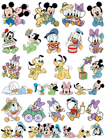 Термопереносные наклейки Disney Микки и Минни