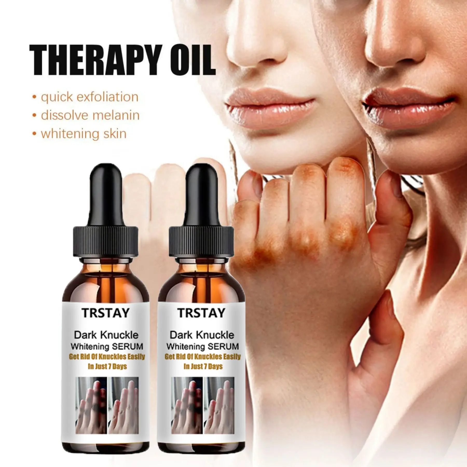 Эссенция для осветления и отбеливания суставов черного пальца TRSTAY легкое