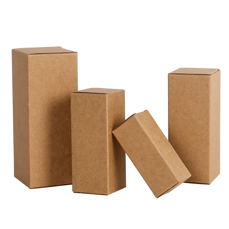 

special order kraft paper packaging box 3x3x9cm 300pcs