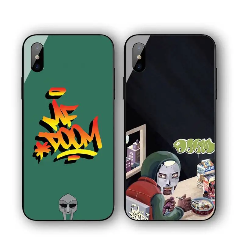 

MF DOOM Rapper Phone Case For Iphone 11 12 13 14 Pro Max 7 8 Plus X Xr Xs Max Se2020 Tempered Glass Cove