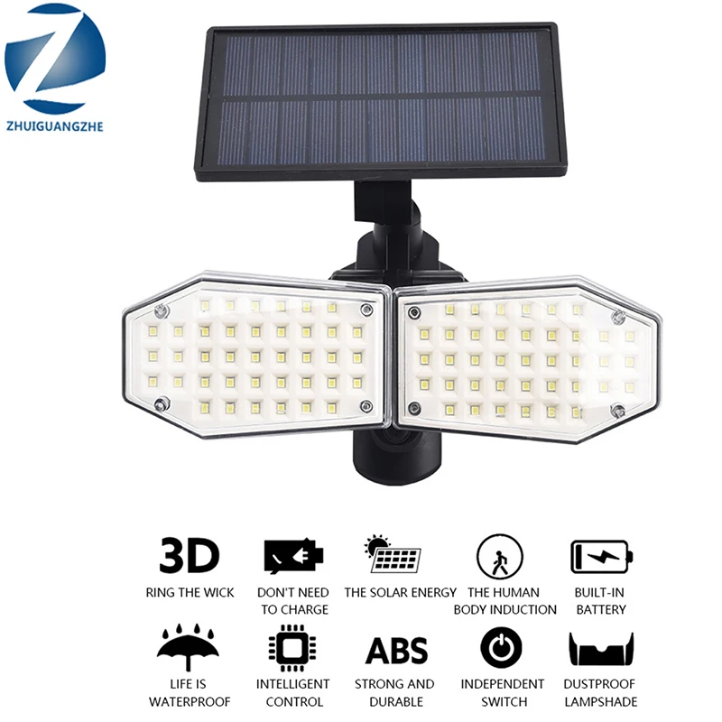 

Life Outdoor Powered Sunlight Waterproof LED Bulbs High quality Solar Wall Light Street Lamp Motion Sensor Built in Long Battery