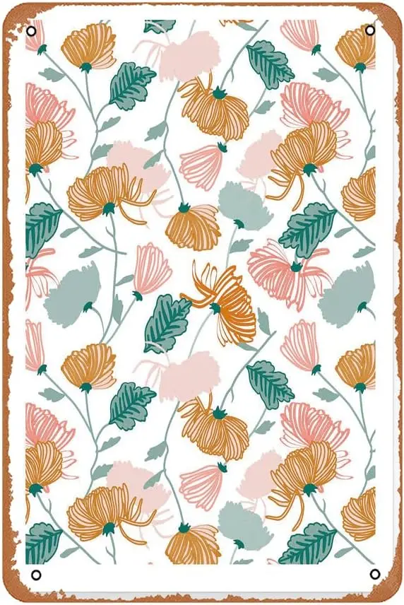 Redmncy Metl Sgns Decorcn Vntge Tn 128 nch ron Pntng Wll Decor Resturnt Br Cfe Club Ktchen