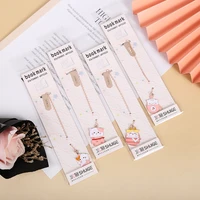 cute cartoon pink cat series pendant student gift stationery bookmark page folder book marks office supplies creative greetings