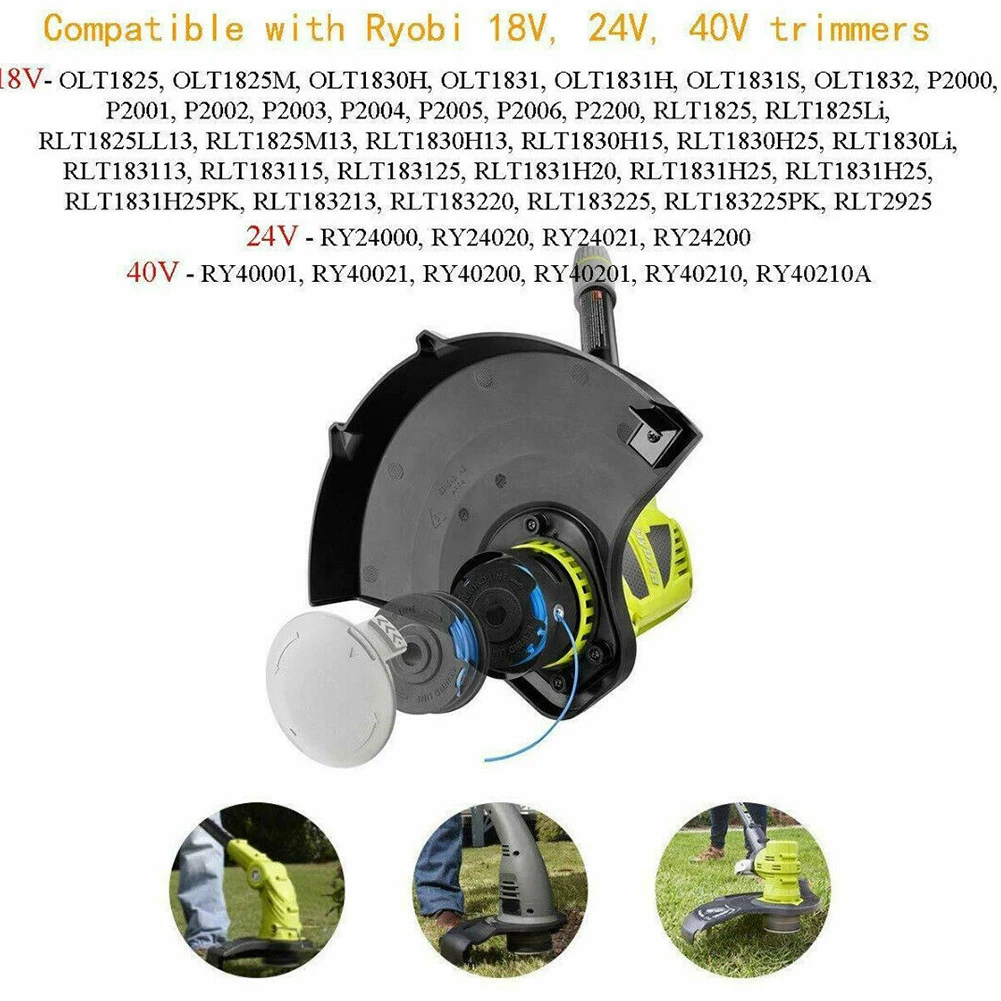 

Spool Cap Cover Spool Line Cap Cover Mowing Spool Line 40V For Ryobi String Trimmer Grass String Kits Replacing