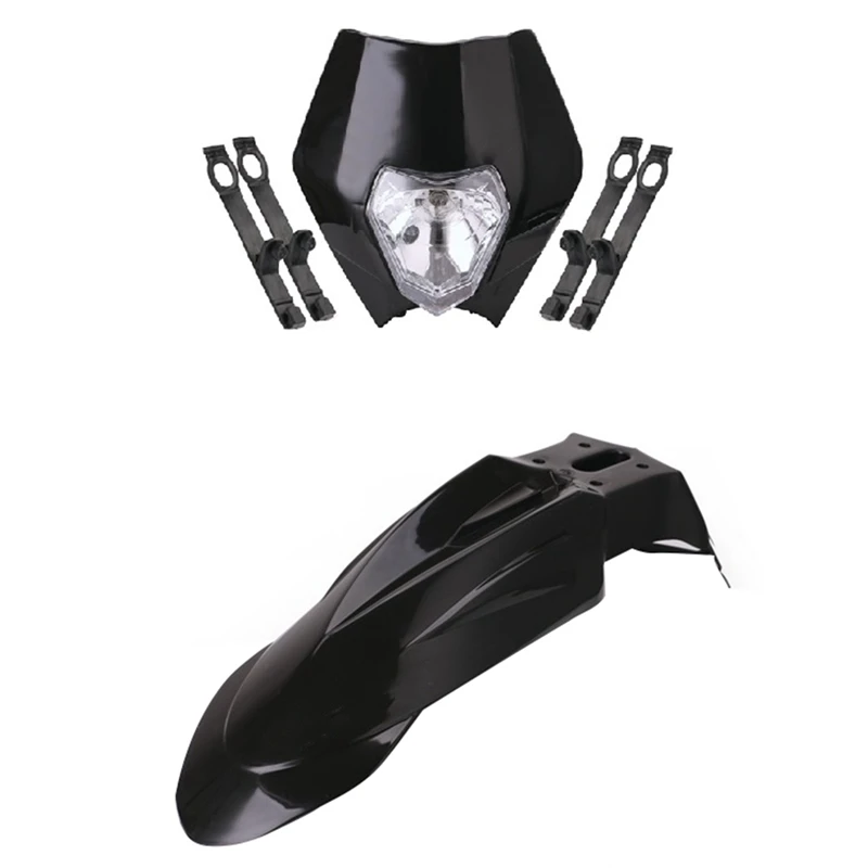 

Для Honda Yamaha Suzuki KTM мотоциклетная Светодиодная лампа фара обтекатель переднее крыло брызговик аксессуары универсальные