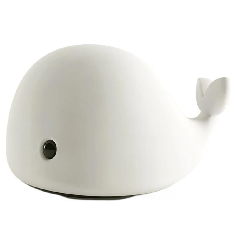 

Whale Night Light,Tap Night Light,Portable Besides Lamps, 7 Colors, Wally Light, Rechargeable, Gifts For Kids And Baby