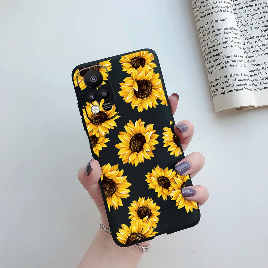 for infinix hot 11s nfc 2021 case cover silicone soft painted cute back cover for infinix hot 11s hot11s 11 s x6812 phone cases free global shipping