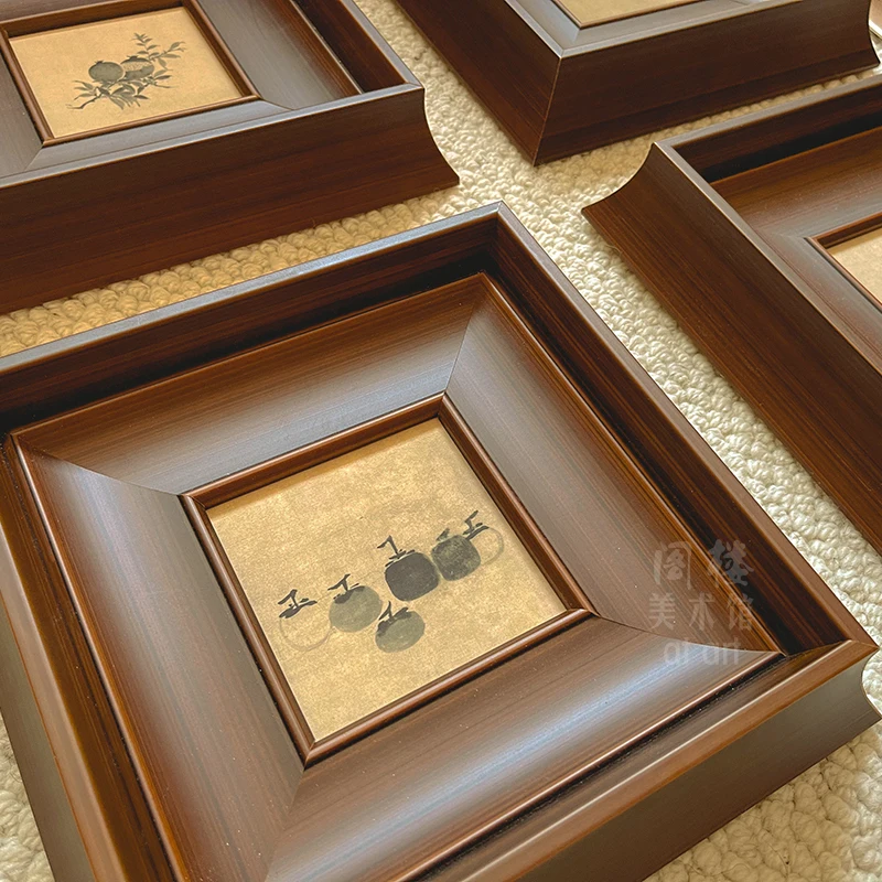 Французская антикварная ниша ретро декоративная живопись гостиная спальня