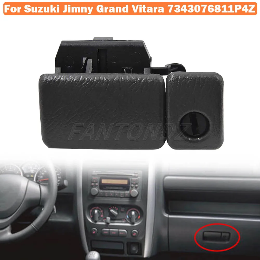 

Автомобильный перчаточный ящик, защелка, ручка для Suzuki Jimny Grand Vitara 2000-2016 7343076811 Запасные части P4Z 73430-76811-P4Z
