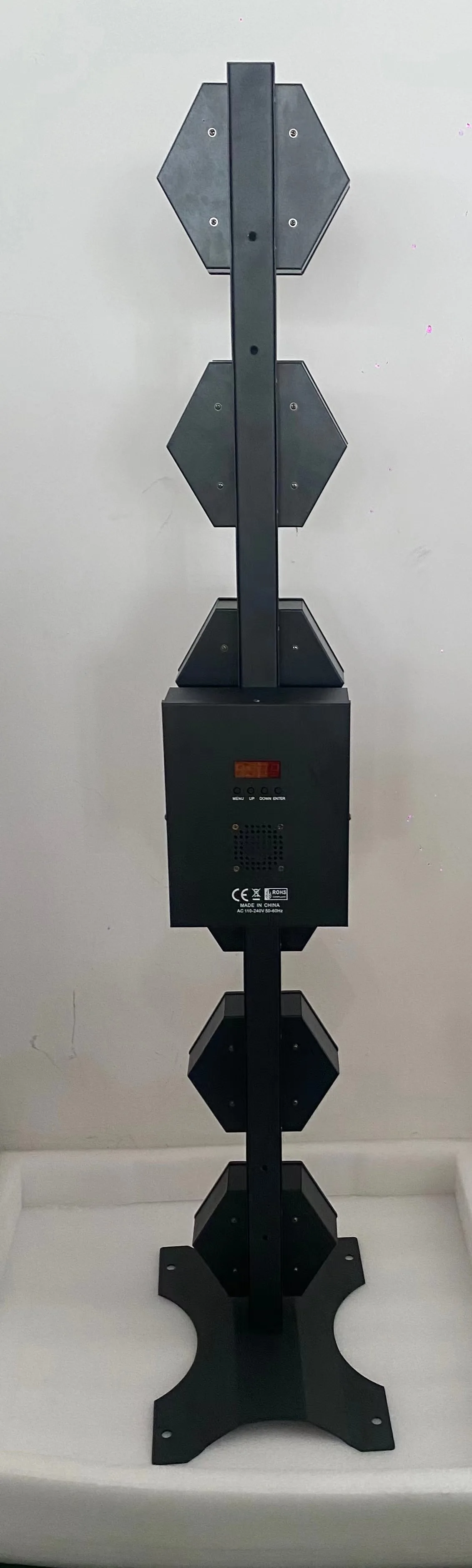 Фото Светодиодное освещение для сцены 6x60W Proman Retro DMX, для фонового освещения, RGB, DJ-оборудование со стойкой №2